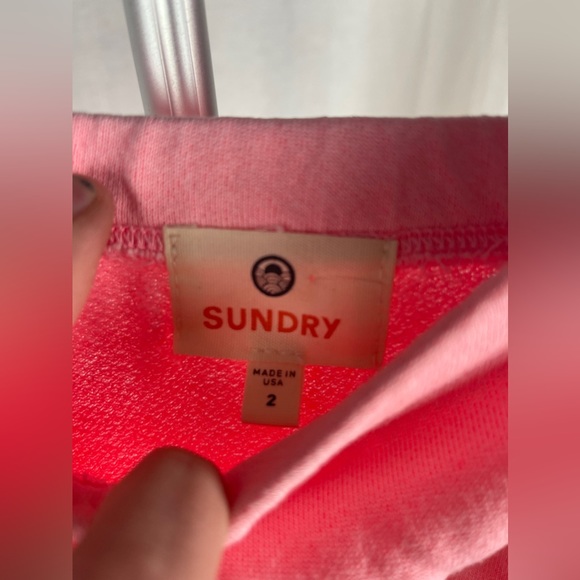 Sundry Womens Ruched Pink Mini Pencil Skirt Size 2 (XS) NWT - Picture 7 of 10